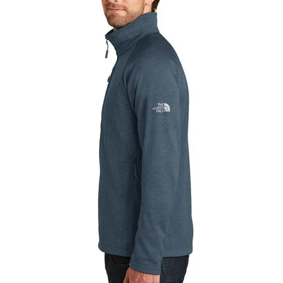 The North Face Men's Canyon Flats Fleece Jacket Urban Navy Heather Size M (New). - Picture 2 of 9